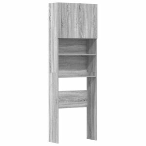 vidaXL Skř&iacute;ňka na pračku Grey Sonoma 64x24x190 cm Dřevěn&aacute; konstrukce