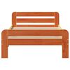 vidaXL Postel bez matrace voskově hněd&aacute; 75 x 190 cm masivn&iacute; borovice