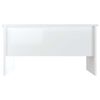 vidaXL Konferenční stolek lesklý bílý 80x50x42,5 cm kompozitní dřevo
