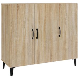 vidaXL Př&iacute;born&iacute;k dub sonoma 90 x 34 x 80 cm kompozitn&iacute; dřevo
