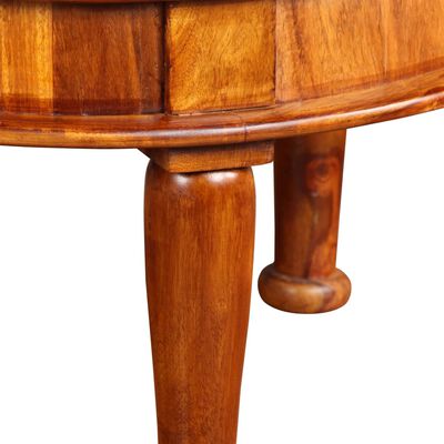 vidaXL Konferenční stolek z masivního sheeshamu, 70 x 70 x 40 cm