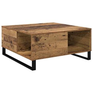 vidaXL Konferenčn&iacute; stolek Star&eacute; dřevo 80 x 80 x 36,5 cm