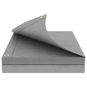vidaXL Plachta s oky Světle &scaron;ed&aacute; 2 x 3 m 180 gsm PE
