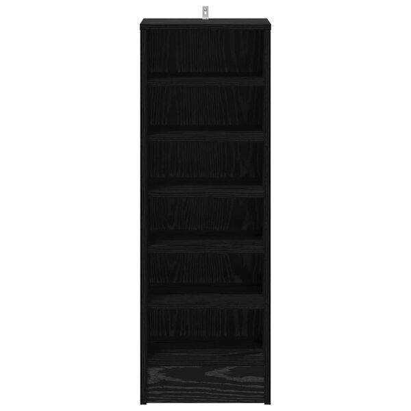 vidaXL Skř&iacute;ň na obuv Čern&yacute; dub 32 x 35 x 90 cm kompozitn&iacute; dřevo