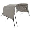vidaXL Bimini stř&iacute;&scaron;ka se 3 oblouky a bočnicemi 183x(170&ndash;182)x137 cm