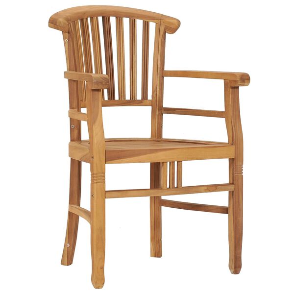 vidaXL 5d&iacute;ln&yacute; zahradn&iacute; j&iacute;deln&iacute; set masivn&iacute; teakov&eacute; dřevo