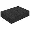 vidaXL Gumov&yacute; granulačn&iacute; zahradn&iacute; pad Čern&yacute; 6 x 9 x 2 cm Guma