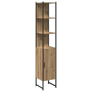 vidaXL Koupelnov&aacute; skř&iacute;ň dub artisan 33 x 33 x 185,5 cm