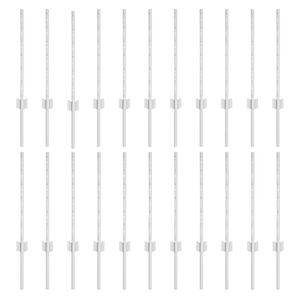 vidaXL Plotov&yacute; sloupek. 22 pcs Stř&iacute;brn&aacute; 100 cm Ocel