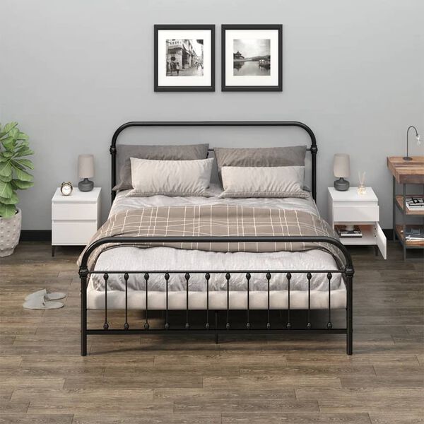 vidaXL Nočn&iacute; stolky 2 ks b&iacute;l&eacute; 40x35x50 cm