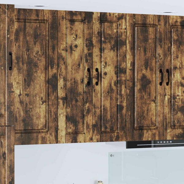 vidaXL Kuchyňsk&aacute; skř&iacute;ň Kouřov&yacute; dub 30 x 31 x 100 cm kompozitn&iacute; dřevo