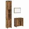 vidaXL 3d&iacute;ln&aacute; koupelnov&aacute; sestava old wood kompozitn&iacute; dřevo