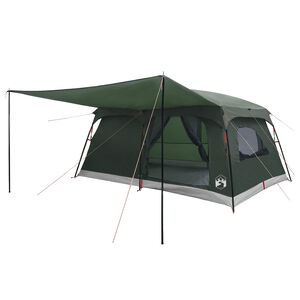 vidaXL Rodinn&yacute; stan Arm&aacute;dně zelen&aacute; 500 x 400 x 230 cm Polyester a ocel