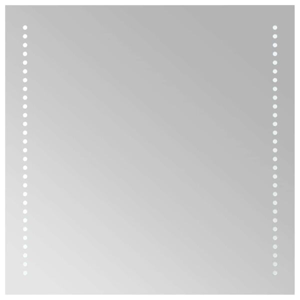 vidaXL Koupelnov&eacute; zrcadlo s LED osvětlen&iacute;m 50x50 cm