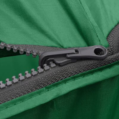 vidaXL Rybářský deštník zelený 300 x 240 cm