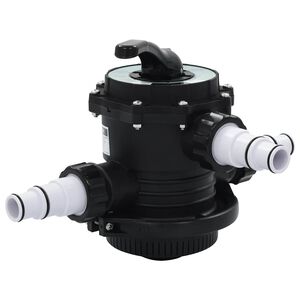vidaXL V&iacute;cecestn&yacute; ventil k p&iacute;skov&eacute; filtraci ABS 1,5" 6cestn&yacute;