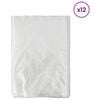vidaXL Prachov&aacute; plachta 12 pcs Transparentn&iacute; 400 x 500 cm HDPE