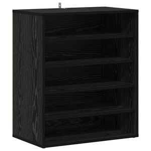 vidaXL Skř&iacute;ň na obuv 60 x 35 x 70 cm Kompozitn&iacute; dřevo Čern&yacute; dub