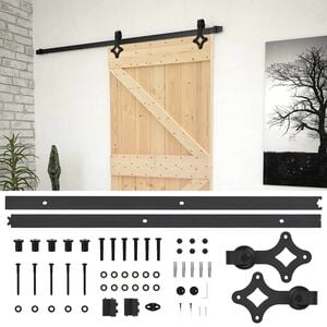 vidaXL Posuvn&eacute; dveře 80 x 210 cm Masivn&iacute; borovicov&eacute; dřevo