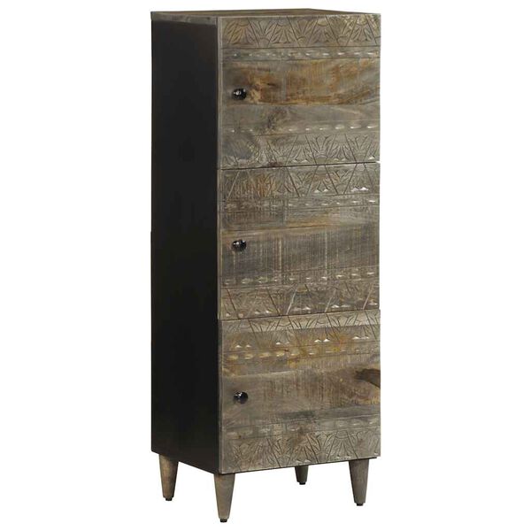 vidaXL Skř&iacute;ň highboard 40 x 33 x 110 cm masivn&iacute; mangovn&iacute;kov&eacute; dřevo
