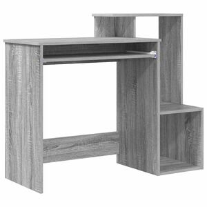 vidaXL Stůl &Scaron;ed&aacute; Sonoma 106 x 41 x 88.5 cm Kompozitn&iacute; dřevo