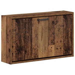 vidaXL N&aacute;stěnn&aacute; skř&iacute;ň na boty HOORN 71 x 17 x 43 cm Kompozitn&iacute; dřevo