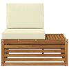 vidaXL Venkovn&iacute; koncov&yacute; pohovka s pol&scaron;t&aacute;řem Př&iacute;rodn&iacute; 91 x 63 x 73 cm