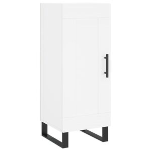 vidaXL Př&iacute;born&iacute;k b&iacute;l&yacute; 34,5 x 34 x 90 cm kompozitn&iacute; dřevo