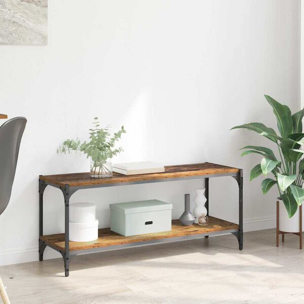 vidaXL Televizní skříň Staré dřevo 100x33x41cm