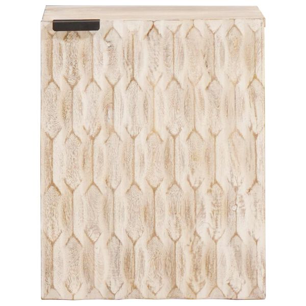 vidaXL Zavě&scaron;en&aacute; koupelnov&aacute; skř&iacute;ň s polic&iacute; B&iacute;l&aacute; 38 x 33 x 48 cm