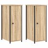 vidaXL Nočn&iacute; stolky 2 ks dub sonoma 32 x 42 x 80 cm kompozitn&iacute; dřevo