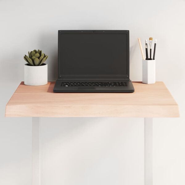 vidaXL Stolní deska 60x40x(2-4) cm neošetřený masivní dřevo živá hrana