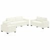 vidaXL Set pohovek 3 pcs Kr&eacute;mov&aacute; 221 x 80 x 80 cm samet