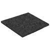 vidaXL Gumov&yacute; granulačn&iacute; zahradn&iacute; pad Čern&yacute; 9 x 9 x 0,3 cm Guma