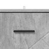 vidaXL Nočn&iacute; skř&iacute;ňka Betonov&aacute; &scaron;ed&aacute; 38 x 38 x 66 cm Kompozitn&iacute; dřevo
