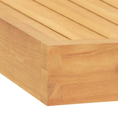 vidaXL Servírovací podnos 70 x 70 cm masivní teakové dřevo
