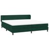 vidaXL Postel Box Spring s matracemi tmavě zelen&aacute; 180x220 cm samet
