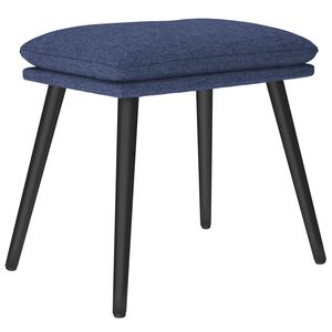 vidaXL Podnožka modr&aacute; 45 x 29,5 x 35 cm textil
