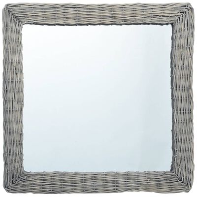 vidaXL Zrcadlo 50 x 50 cm proutí