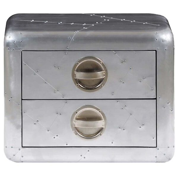 vidaXL Přístavný stolek se 2 zásuvkami vintage Aircraft Arman styl