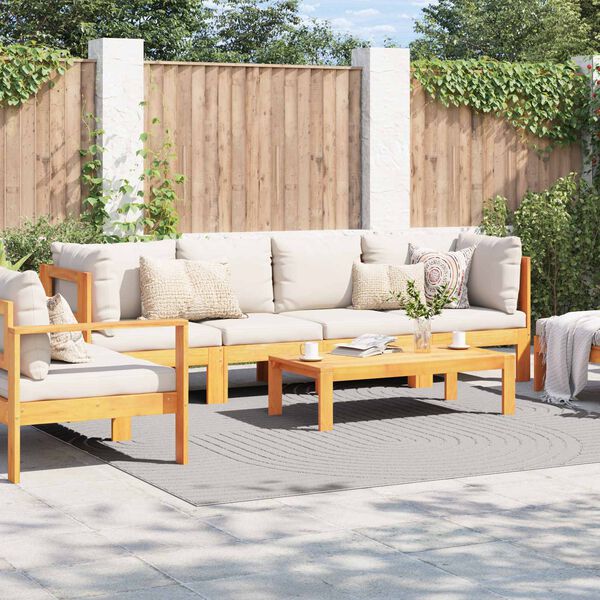 vidaXL Kusov&eacute; koberce Čtvercov&yacute; Kr&eacute;mov&aacute; 240 x 240 cm