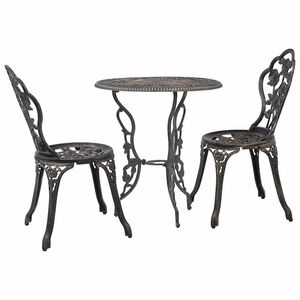 vidaXL 3d&iacute;ln&yacute; bistro set lit&yacute; hlin&iacute;k