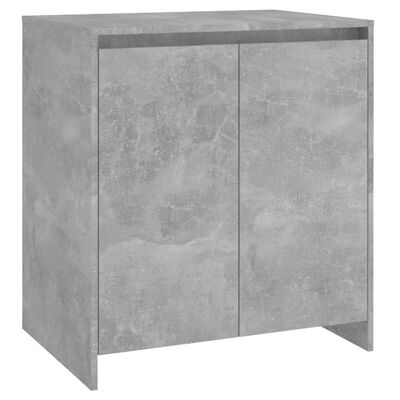 vidaXL 2dílný příborník betonově šedý kompozitní dřevo