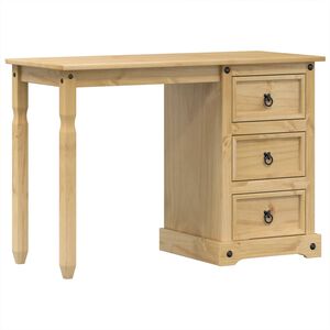 vidaXL Toaletn&iacute; stolek Corona 110 x 47 x 75 cm masivn&iacute; borov&eacute; dřevo