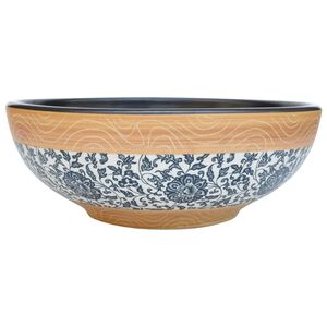 vidaXL Umyvadlo na desku v&iacute;cebarevn&eacute; kulat&eacute; &Phi; 41 x 14 cm keramika