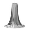 vidaXL Moskyti&eacute;ra na postel 156 mesh Čern&aacute; ⌀56 x 220 cm Polyester