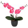vidaXL Uměl&aacute; orchidejov&aacute; rostlina Červen&aacute; 36 x 10 x 30 cm