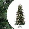 vidaXL Uměl&yacute; v&aacute;nočn&iacute; stromek s v&aacute;nočn&iacute;mi koulemi 180 cm 300 LED