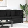 vidaXL Modulární rohová pohovka s polštáři černá 100 cm