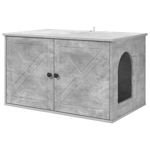 vidaXL Kočič&iacute; dům Beton 85 x 55 x 50,5 cm Kompozitn&iacute; dřevo